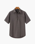 Casablanca Linen Polo - Brown